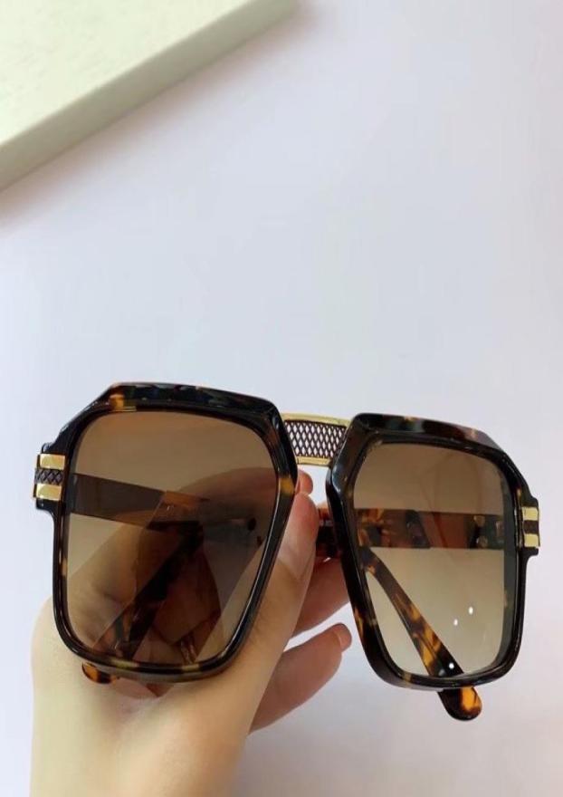 

Havana Gold Square Full Rim Sunglasses for Men 8039 des lunettes de soleil Mens Fashion Legends sunglasses new with box5791002