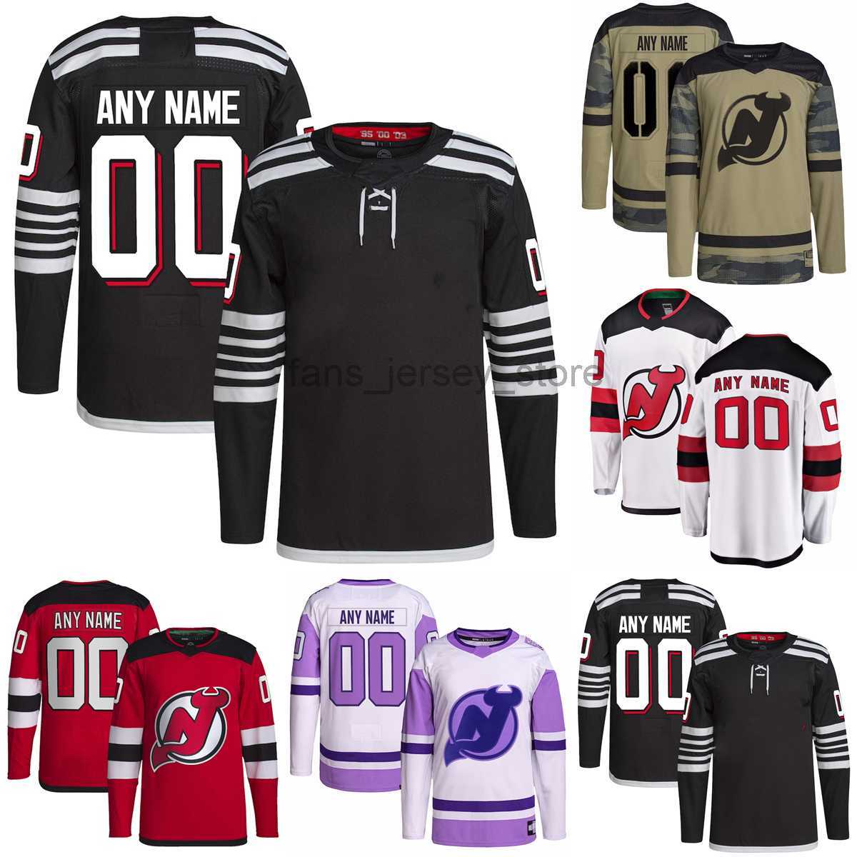 

Custom Hockey Jerseys New Jersey''Devils''men 30 Martin Brodeur 13 Nico Hischier 44 Miles Wood 86 Jack Hughes 88 Kevin Bahl 14 Nathan Bastian 45 Jonathan Bernier, Man (size s-xxxl)