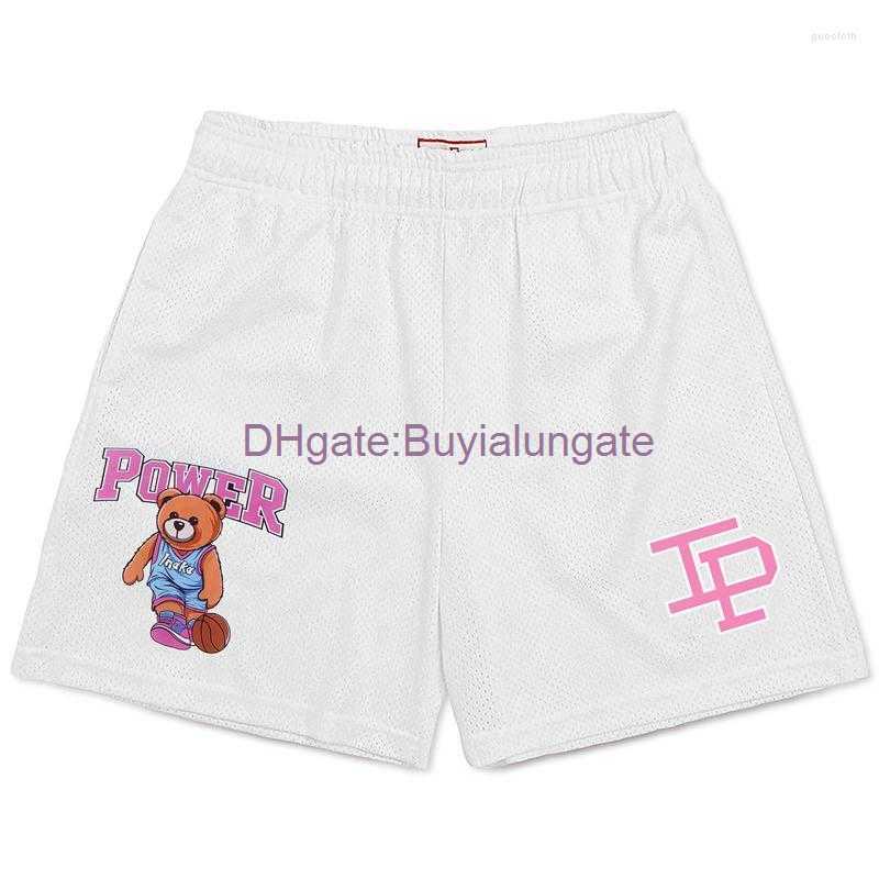 

Men's Shorts Inaka Power Men Women Classic York GYM Basketball Running Mesh Bohemia Fashion IP Short Pants 2K1X, Pink