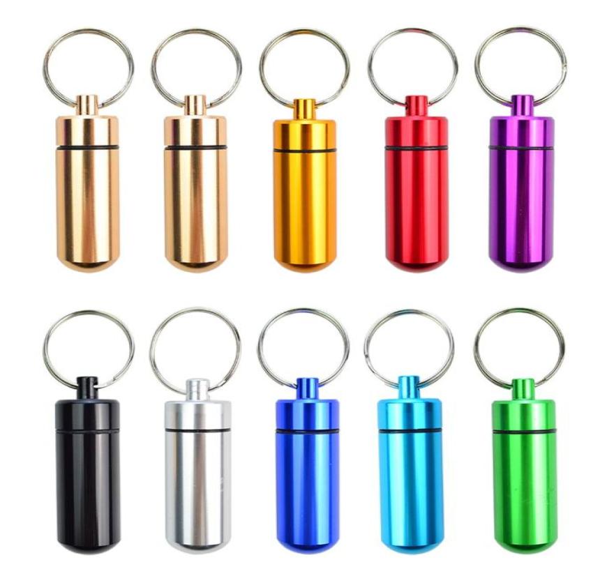 

Box Keychain Waterproof Single Chamber Stainless Steel Organizer for Outdoor Travel Camping3866161
