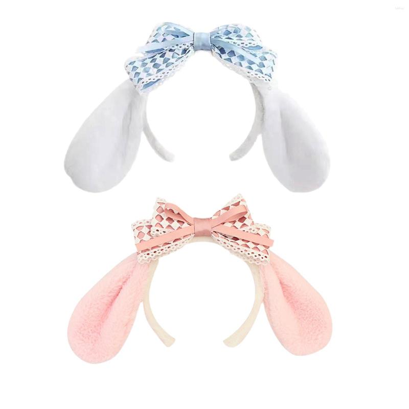 

Hair Accessories Ear Headband Hairband Headpiece Costume For Carnival Festival Prom, Pink