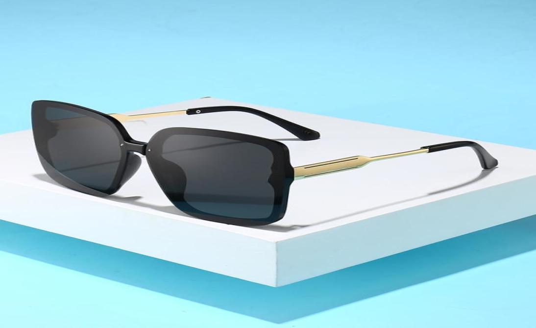 

Oversized Rimless Sunglasses Women Big Shades Fashion High Quality Men Square Sun Glass Female Metal Gradient Shades UV4001087033