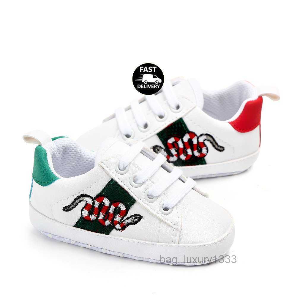 

Baby Shoes Newborn Boys Girls First Walkers Kids Toddlers Lace Up PU Sneakers Prewalker White Shoes, Spaceship