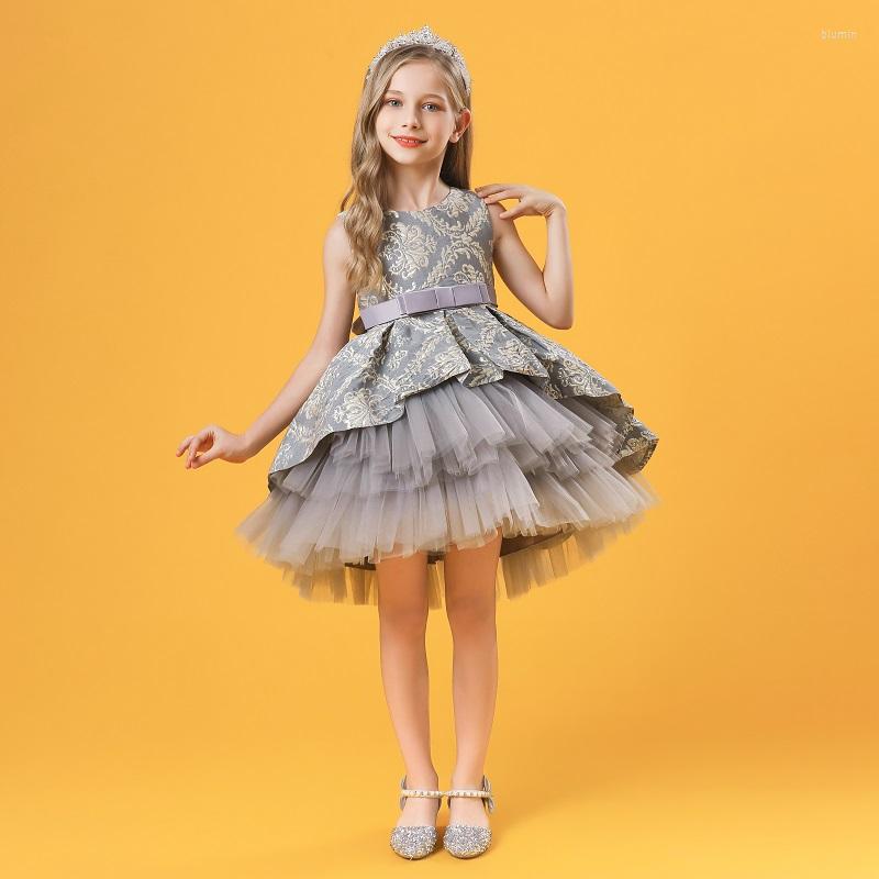 

Girl Dresses Summer Girls Fluffy Gown Princess Dress Kids Sleeveless Tulle Clothes Children Birthday Party Vestido Easter Tutu Costume, Sca01