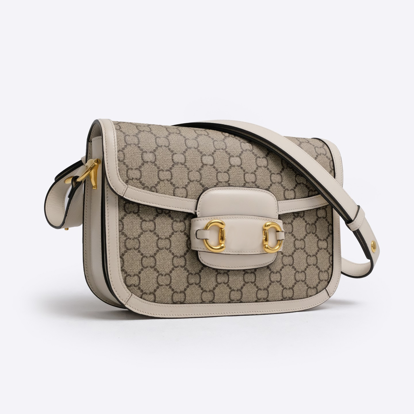 

602204 Womens saddle Horsebit 1955 bags G Cleo canvas brushed clutch the tote bag Luxury pochette handbag designer Shoulder Bags Genuine Leather mens Crossbody bag, White