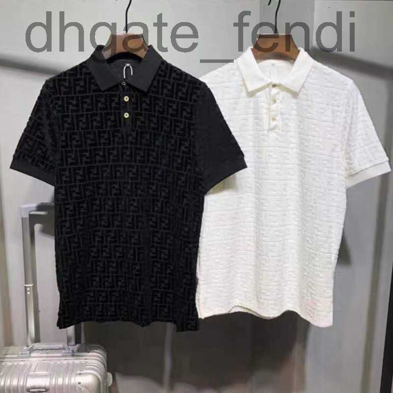 

Men' Polos Designersummer Polo shirt men women short-sleeved tshirts fd 3d Jacquard sweatshirt designer tshirt round-neck pullover shirts 4xl 5xl FIQX, White ff