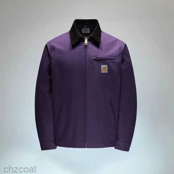 

Mens jacket vintage style Classic designer detroit work coat jacket st 4P7W, Dark khaki