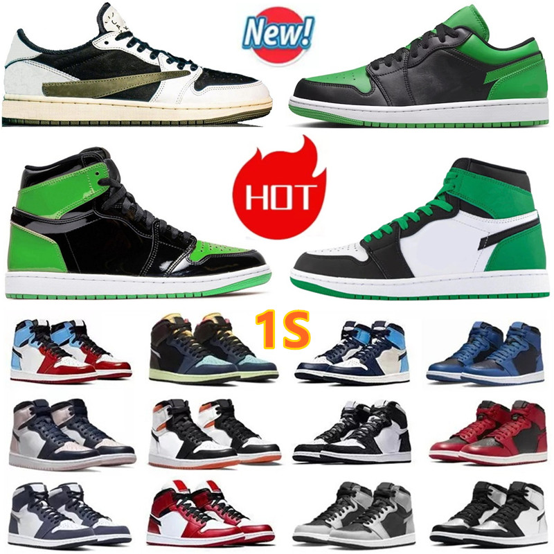 

Basketball Shoes 1s Low Black Toe Concord SNKRS Day Light Olive Lucky Green 1 High Royal Reimagined Reverse Laney UNC Toe University Blue Tartan Swoosh Mens Sneakers, 4s sb white cement