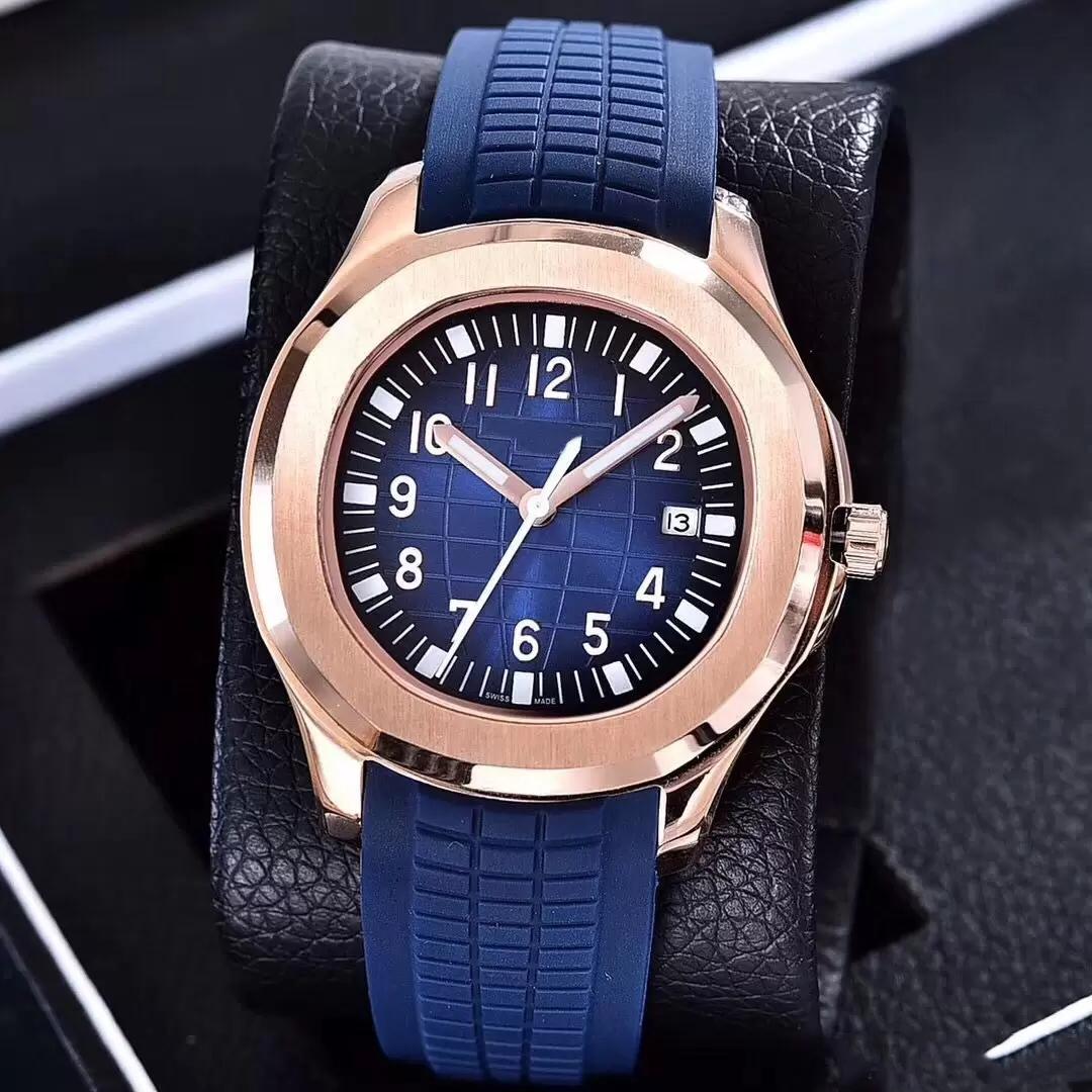 

10 Colors Brand Watch 41mm Aquanaut Automatic 5167A 2813 Shanghai Movement Steel Case Comfort Rubber Strap Original Buckle, 0.8mm