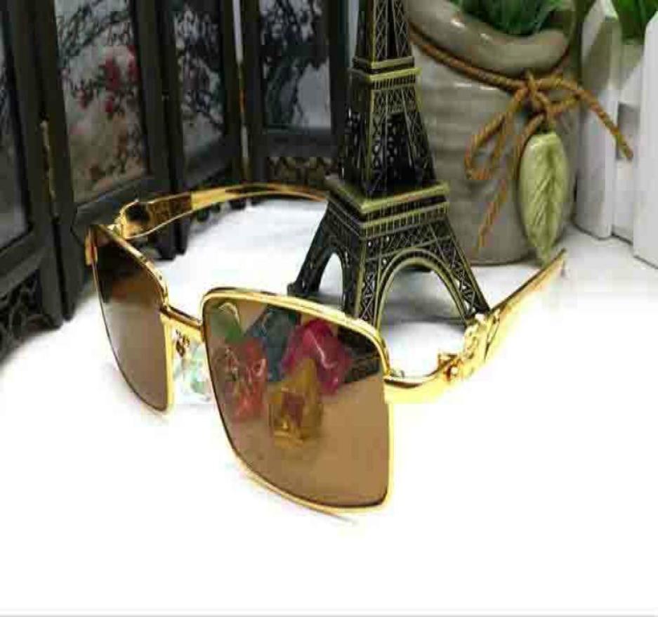 

fashion sunglasses for mens half frame leopard gold metal sport attitude buffalo horn glasses goggles women semi rimless glasses3994295