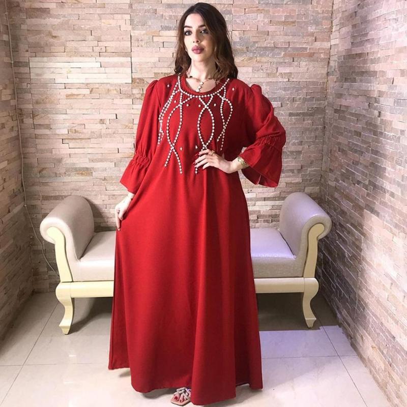 

Ethnic Clothing African Dresses For Women Dashiki Long Maxi Dress Muslim Fashion Abaya Ladies Traditional Fairy Dreess