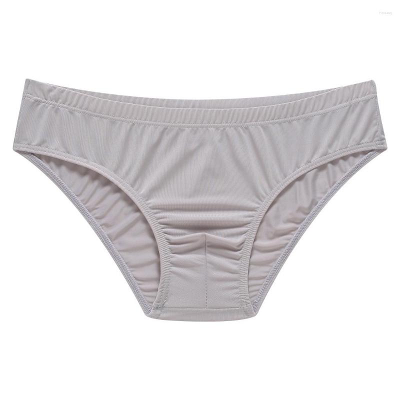 

Underpants Sexy Underwear Men Seamless Transparent Briefs Ultra Thin Soft Breathable Panties Boxershorts Gay Bikini, Black