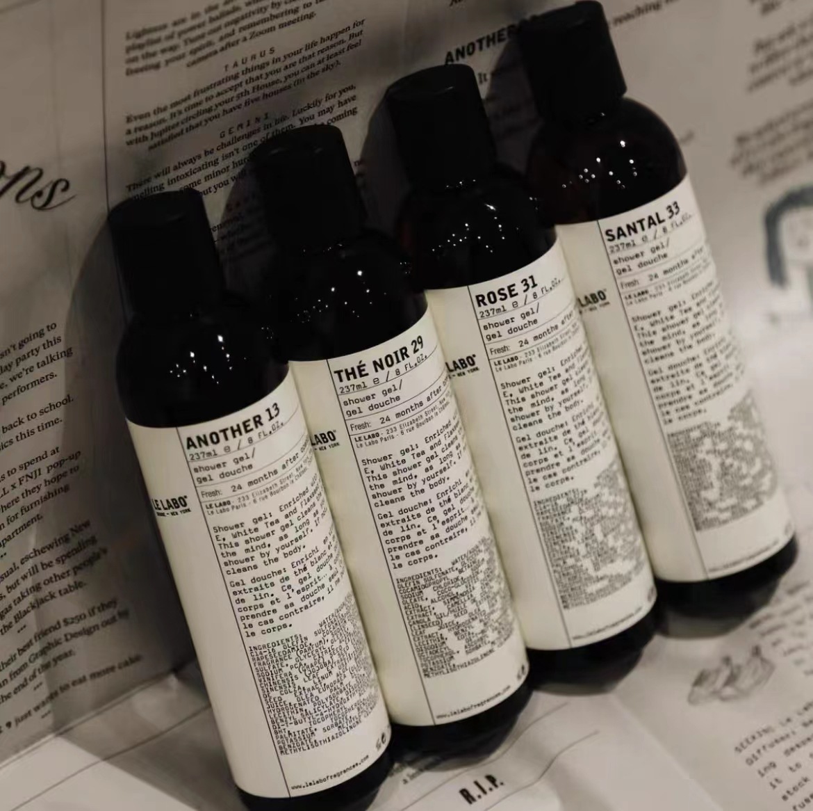 

Le Labo Shower Gel 237ml Santal 33 Rose 31 Bergamote 22 Bath Full Body Wash Moisturizing Cream Lotion 8fl.oz Fast Delivery