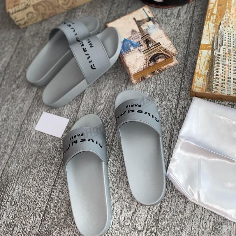 

luxury Top quality designer shoe women slipper for men rubber PARIS flat sandals Vegan classic summer easy to wear fast shipping comfort sole beach flat slide, #25