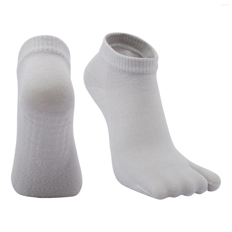

Men's Socks Japanese Style Flip Flop Sandal For Yoga Clog, Gray