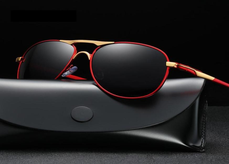 

Men Polarized Sunglasses Retro Classic Pilot Glasses Brand Goggoles Leisure UV400 Protection Metal Frame Driving Sun Glasses UV7812658
