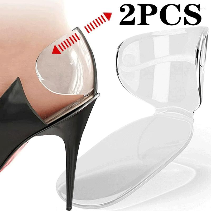 

Women Socks 2PCS Silicone Insoles Patch Heel Pads For Sport Shoes High-heeled Pain Relief Antiwear Feet Pad Protector Back Sticker, B-black