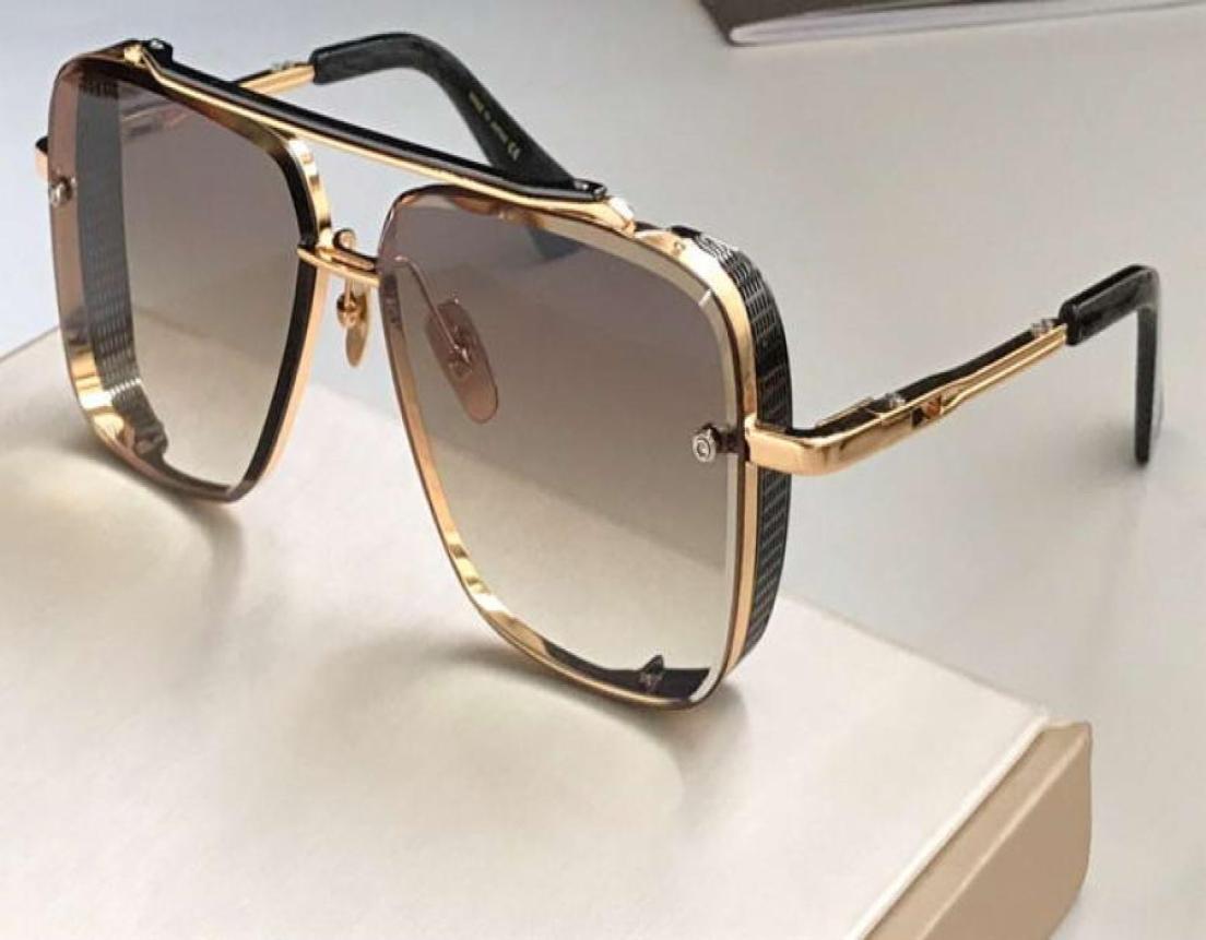 

Square Sunglasses GoldBrown Shaded Gafas de sol Sun Glasses Men Sunglasses uv 400 Protection Eyewear New with box5599405