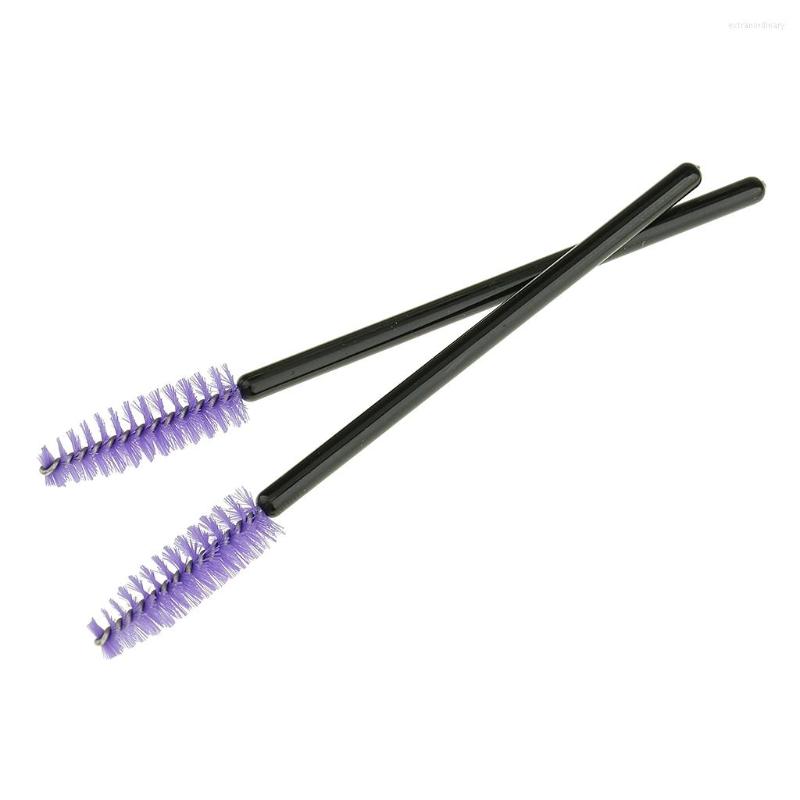 

Makeup Brushes 100 Pieces Muticolor Disposable Eyelash Extension Brush Mascara Wand Applicator