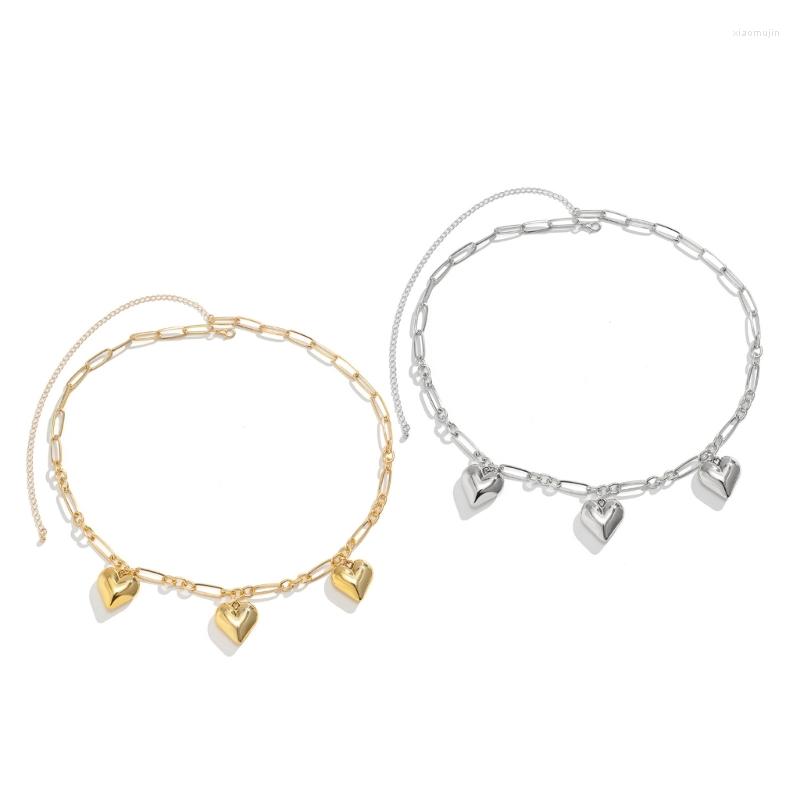 

Belts Single Layer Heart Pendant Waist Chains Summer Beach Chain Boho Body Belly Jewelry For Women And Teen Girls, Silver