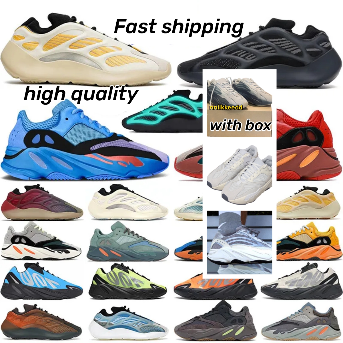 

Designer Running Shoes 700 V1 V2 V3 MNVN brand Hi-Res Red Rubber Faded Azure Fade Carbon Wave Runner Mens Arzareth Kyanite Clay Brown Azael Vanta Sports shoes, 10