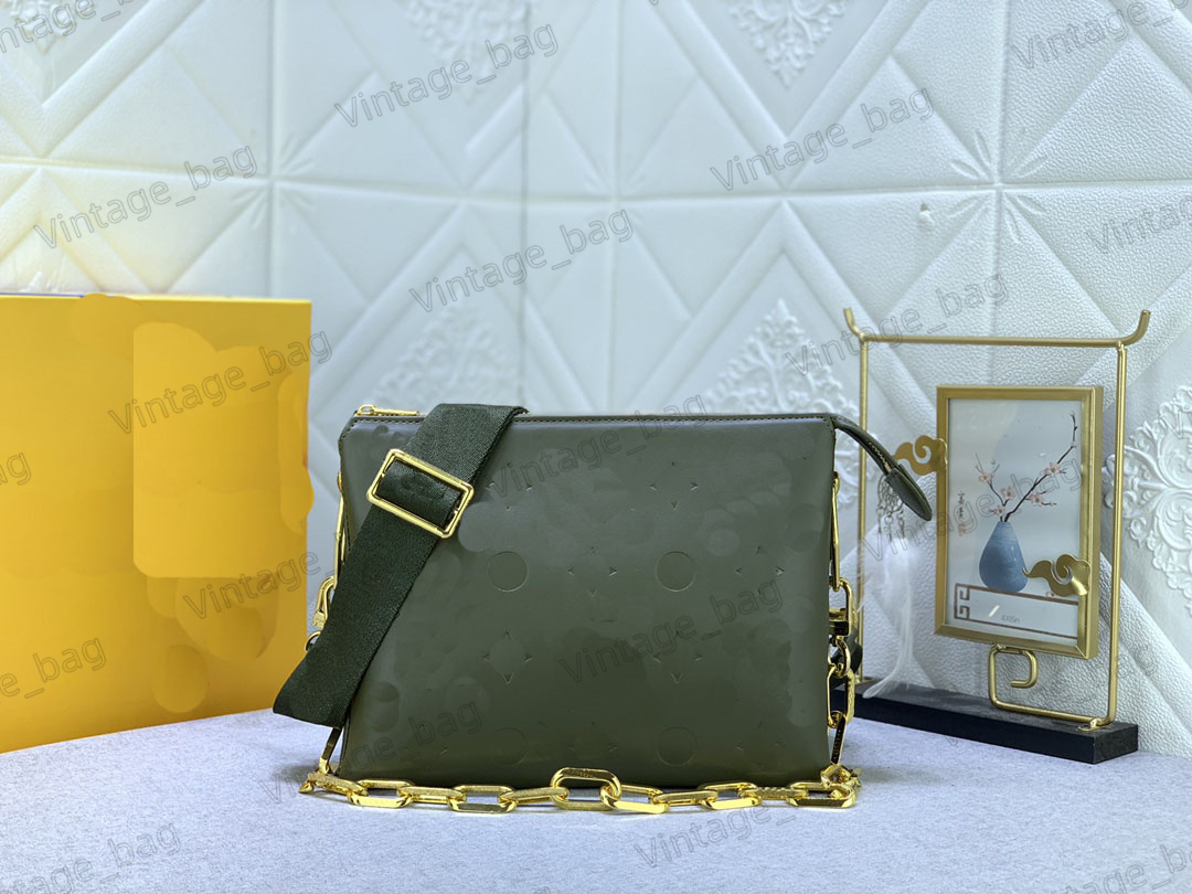 

Women Coussin PM Underarm Bag Clutch Detachable Chain Handbag Wide Adjustable Shoulder Strap Stylish Crossbody Bag Evening Bags Multi Color