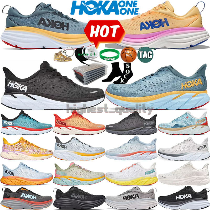 

HOKA ONE ONE Running Shoes For Men Women Bondi Clifton 8 Carbon x2 Athletic Shoe Shock Absorbing Road Highway Climbing Mens Womens Jogging Runners Designer Sneakers, Color-30