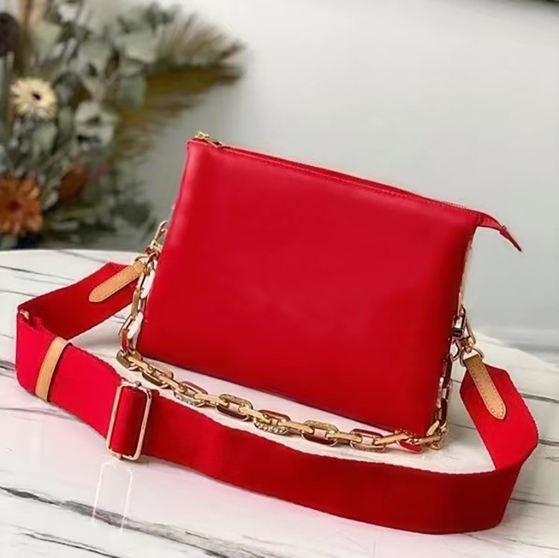 

Luxurys louiseitys designer bag fashion designer handbag top quality vuttonse luxurys handbag coussin MM black M57790 woman handbags messenger crossbody bag