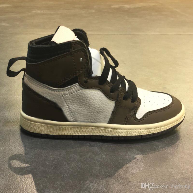 

Desinger Kids Running Shoes Mid TS Cactus Jack Children Outdoor Sneakers Boy & Girl Trainer Baby Shoes Sports Toddler Calzado, Color 9