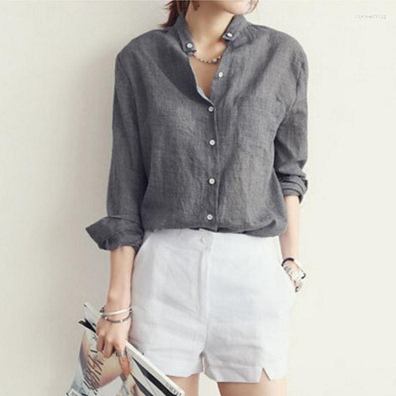 

Women' Blouses Casual Long Sleeve Loose Shirt Women Autumn Korean Harjauku Solid Thin Blouse Elegant Vintage Female Clothes Tops 2023