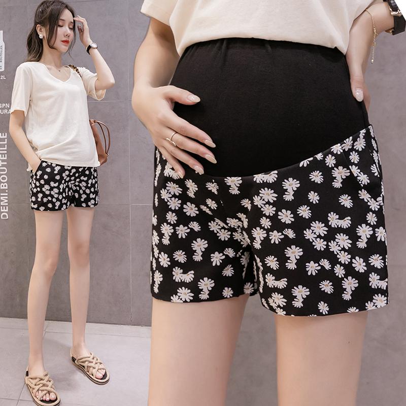 

Maternity Bottoms 360# Leisure Pants Easy Matching Shorts Elastic Waist For Pregnant Women Belly Support Trousers, Black