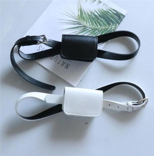 

Women Fashion Designer Belt With Waistbag Casual Mens Streetwear Luxury Leather Belts With Purse Womens Waistband Girdle Waist Pac7024429, Black