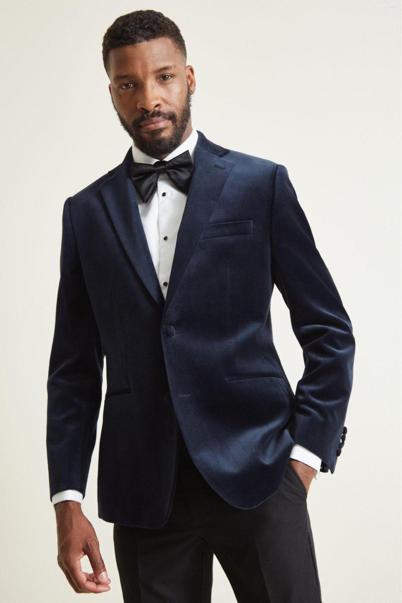 

Men's Suits Custom 2023 Men's Suit Velvet Cocktail Party Wedding Smart Casual Slim Groom Man, Picture color