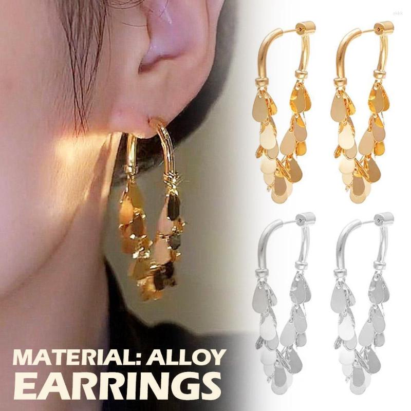 

Dangle Earrings Fashion Sequins Chain Tassel For Women Girls Light Luxury Temperament Long Charm Jewellery Festival Gifts