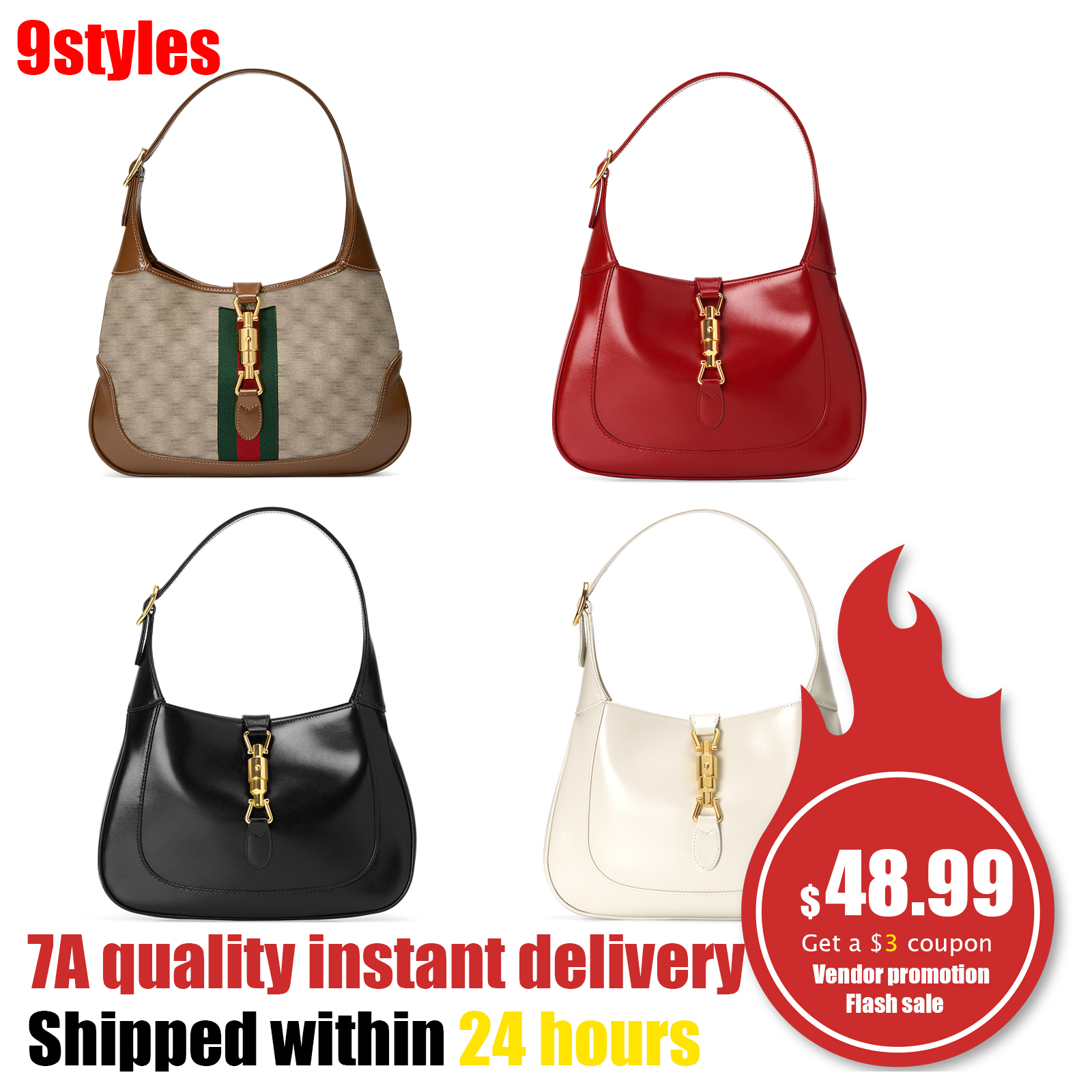 

Guicci Jackie 1961 Underarm Shoulder bag Crossbody bags Fashion Totes Handbag purse Evening Canvas travel hobo classic pochette strap Women Handbag leather Clutch