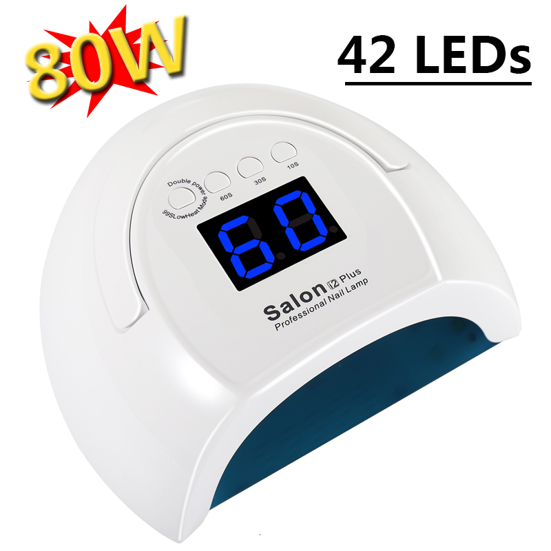 

Nail Dryers Salon I2 PIUS Lampara UV LED Nail Lamp Professional for Drying Nail Gel Polish Portable Design Dryer Lamp for Manicure Salon 230413, Black