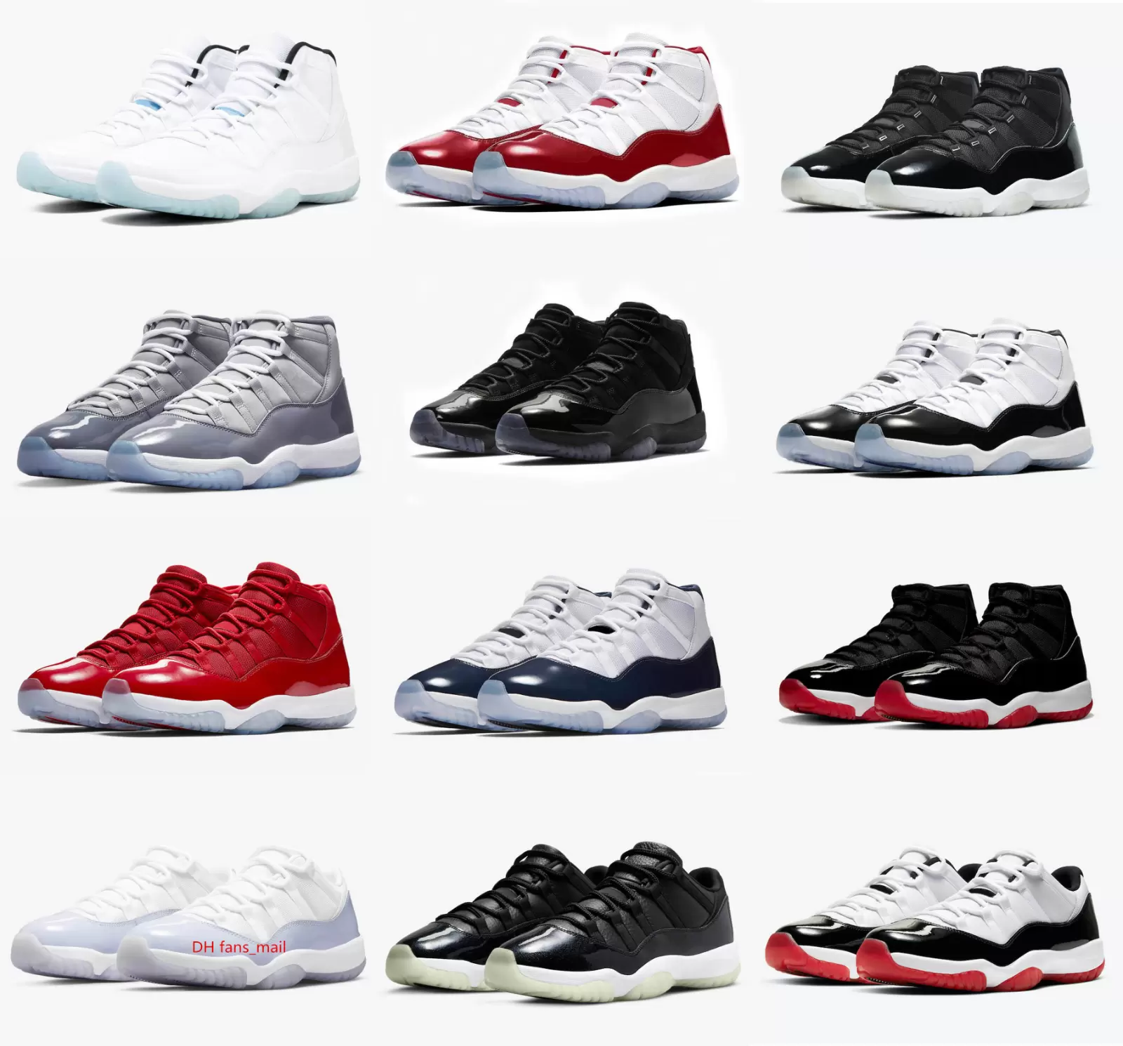

2022 Authentic 11 Cherry Basketball Shoes Varsity Red Dolphins Gamma Sneakers 11S Cool Grey Jubilee 25th Anniversary Concord 45 Bred Retro, Gym red72-10