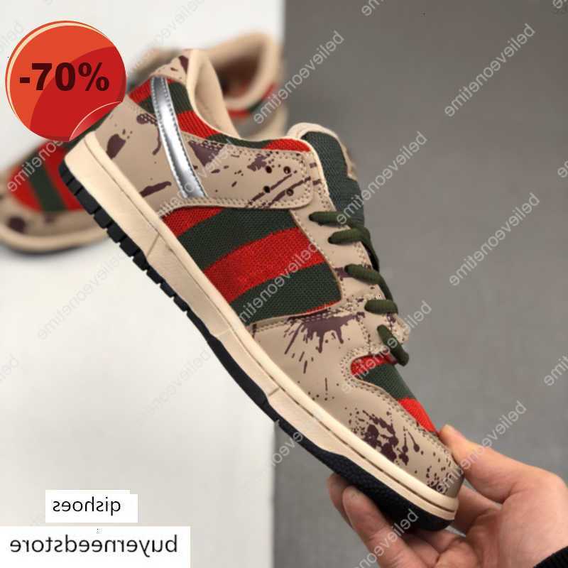 

2023 dunks lows Pro SB Low Freddy Krueger Running Shoes Degrees Mesh Green Men Women Cement Black Grey Red Fire Designer Sport Trainers Sneakers SIZE 36-45 B6A7