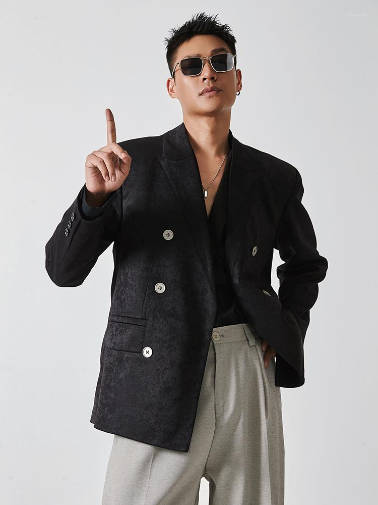 

Men's Suits S00022 Fashion Men's Coats & Jackets 2023 Runway Luxury European Design Party Style Clothing, Picture shown