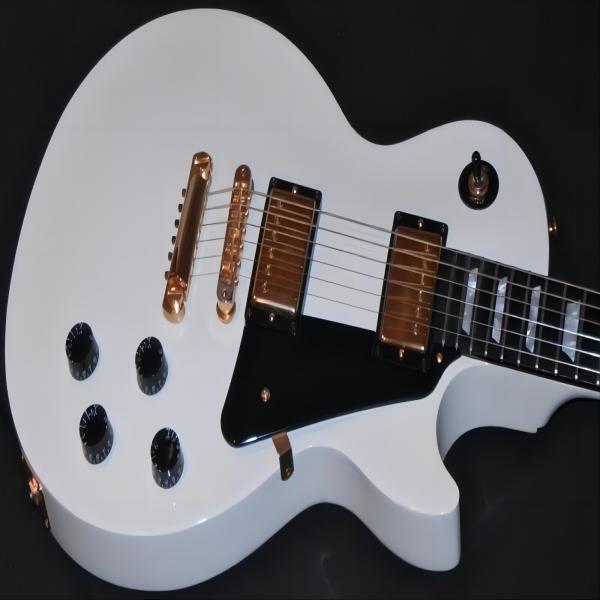 

china white Musical Instruments custom shop JIM BFAM lp Electric Guitar gold hardware Free Shipping!!!!!