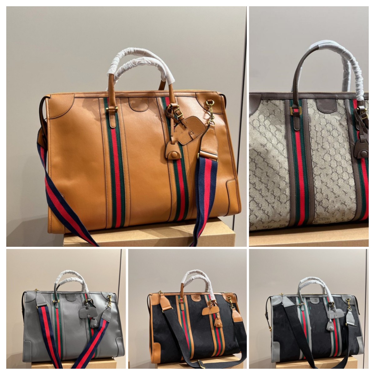 

Top Quality Duffel Bags For Men And Women G Logo Print Bauletto Handbags Big Capacity Shoulder Bag Traveling Fashion Bag With Logo And 5 Color Stock 53*35cm Size Trends, 04