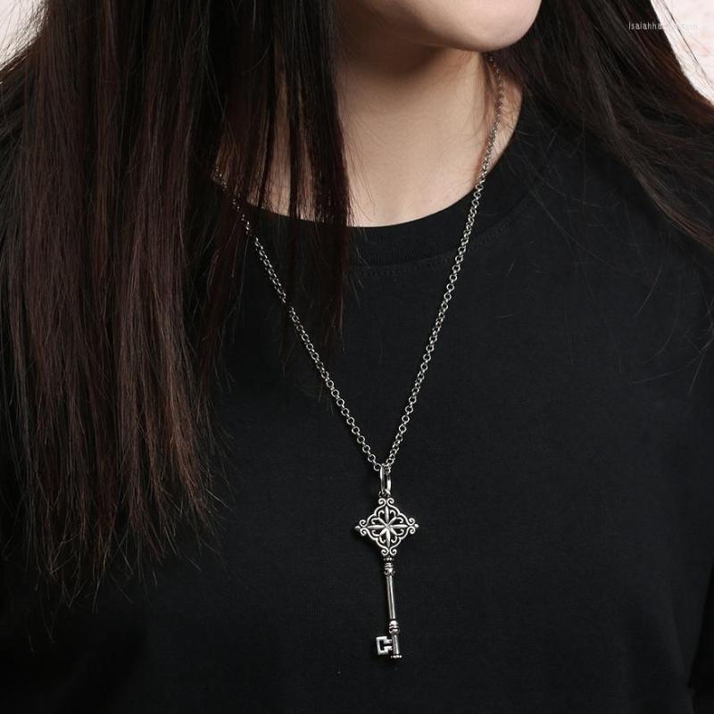 

Pendant Necklaces European And American Fashion Retro Key Couple Necklace