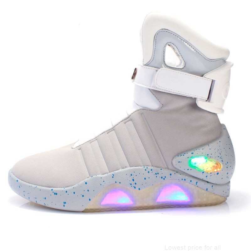 

2023 NEW Boots 1989 Light Up Sneakers LED mag shoes For Men air Shoes USB Recharging Back To The Future street 35-44 Back to the Future mag, Eu 44
