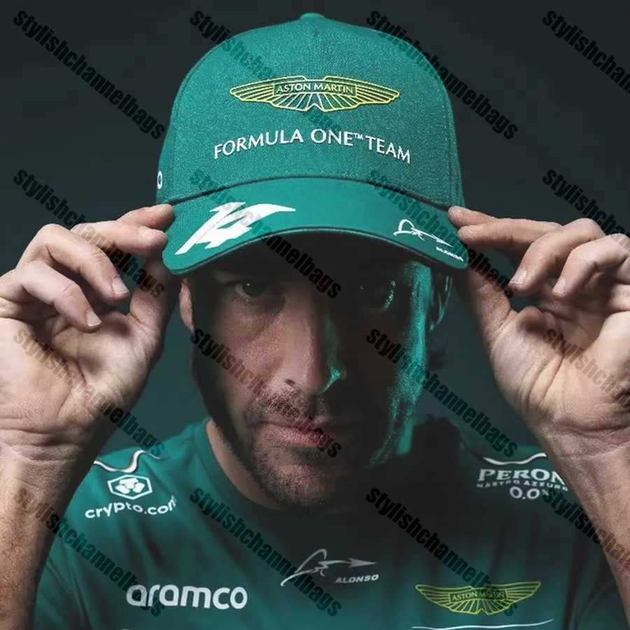 

Ball Caps Fashion Alonso F1 Aston Martin Team Baseball Cap Snapback Cotton Hat Adjustable Caps Sun Hats Gorras Hombre Fernando Gorra 2023 413-3