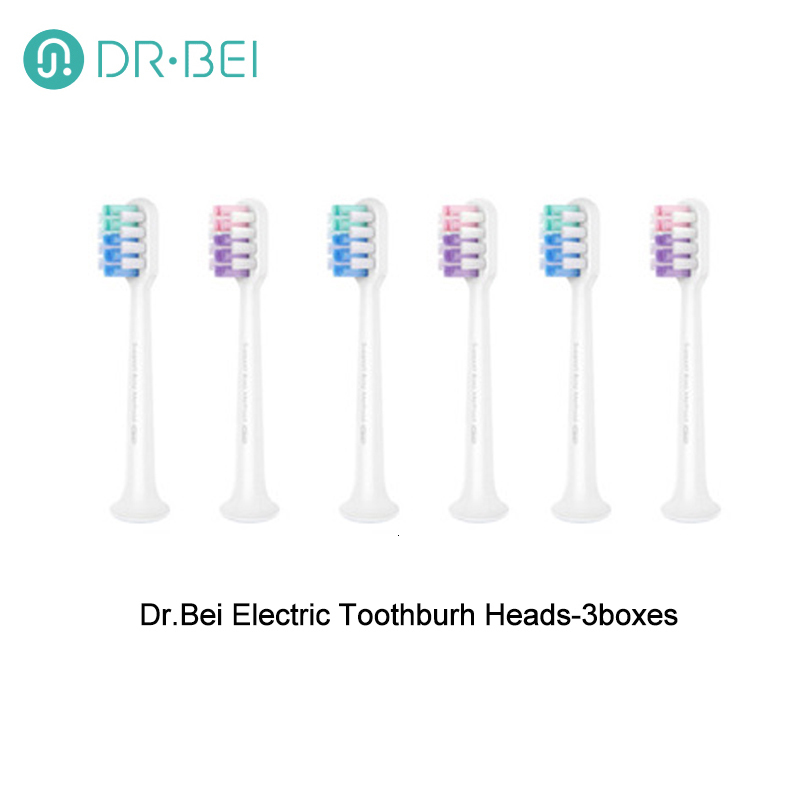 

Toothbrushes Head 2/4/6PCS DR.BEI Electric Toothbrush Heads Replaceable Brush Heads Sensitive/Cleanning Tooth Brush Head 230413