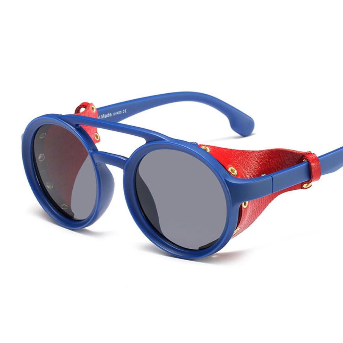 

Newest Designer Steampunk Sunglasses For Men And Women Round Fashion Glasses Unisex Punk Gothic Eyewear Oculos De Sol6886551