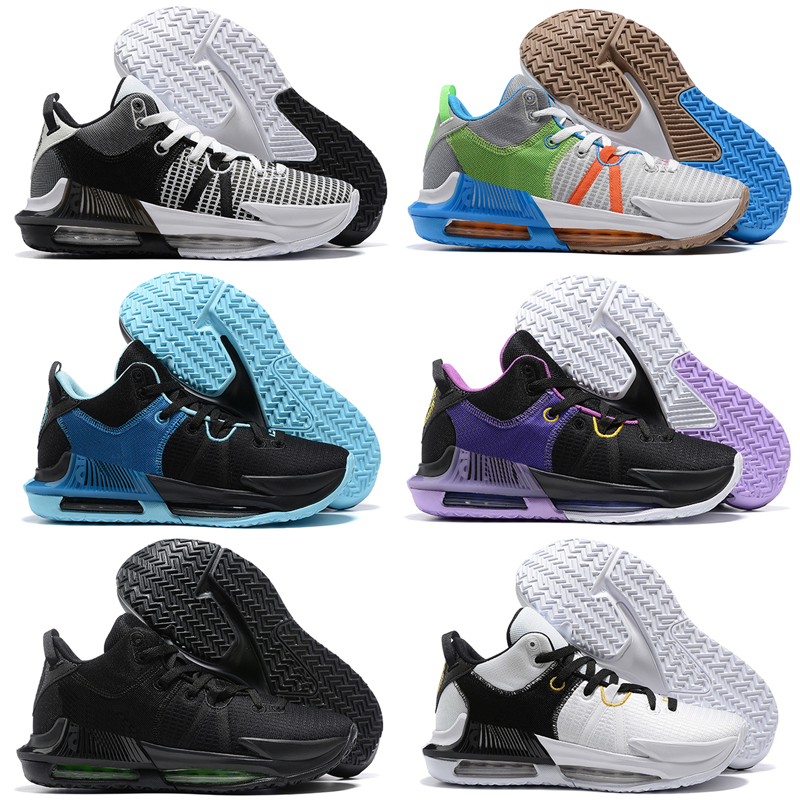 

James Witness 7 7S VII LeBrons basketball shoes Uniform Hook Space Jam Dutch Blue Harwood Classic Hook Bred local boots Training Sneakers US 7-12, As photo 8