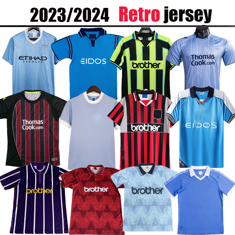 

Kun Aguero 93 94 Retro Classic Soccer Jerseys City 1981 82 89 91 96 97 98 99 01 03 07 2008 2011 12 Wembley Clough Kinkladze Tevez Dzeko Kompano Vintage Football Shirts, 89home