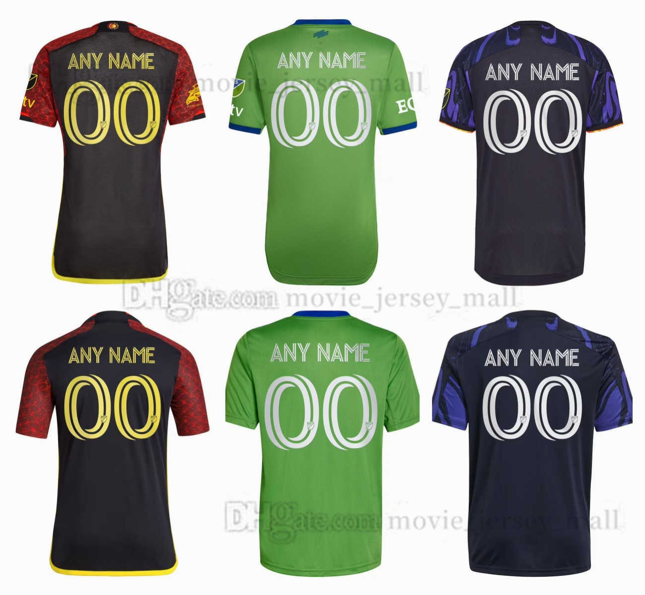 

MLS Soccer Jerseys Seattle Sounders FC Heber Arreaga Atencio Chu Cleveland Frei Yeimar Lodeiro Paulo Montero Morris Roldan Roldan Rowe Ruidiaz Rusnak Nouhou Shirt, Picture