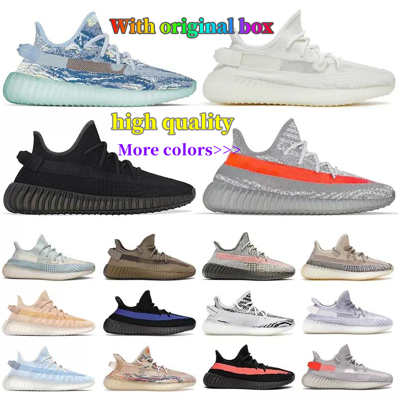 

2023 With box Running Shoes For Men Women Salt Slate Zebra Oreo Dazzling Blue MX Rock Beluga Reflective Turtle Dove Bred Runner Granite Grey Designer Sneaker Trainers, 21